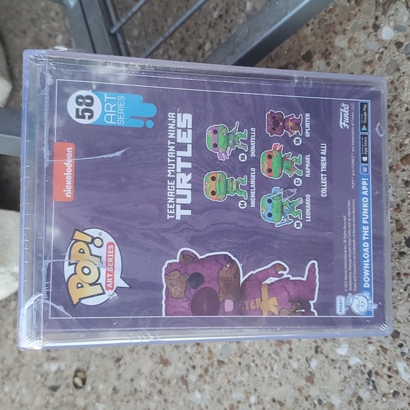 Splinter Pop! Vinyl Figure Nickelodeon Target Exclusive Funko 58 TMNT Art Series - Picture 3 of 6